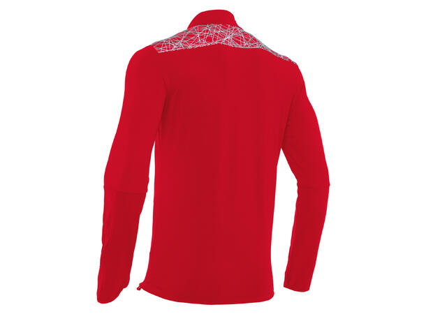 Tiber 1/4 Zip Top RED/WHT S Stilren treningsgenser - Unisex 