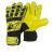 Leopard GK Gloves BLK/YEL 7 Keeperhansker med Flat Cut 