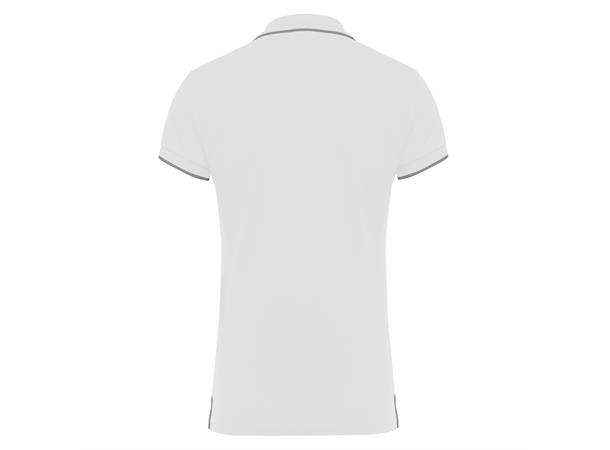 Desi Polo WHT/ANT S Poloskjorte til dame i bomull 