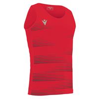 Dorian Singlet RED/BLK M Løpesinglet for herre