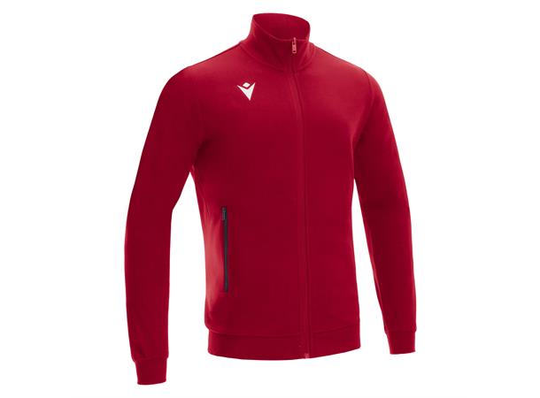 Beat Full Zip Sweathshirt RED 3XS Fritidsjakke i børstet fleece - Unisex 