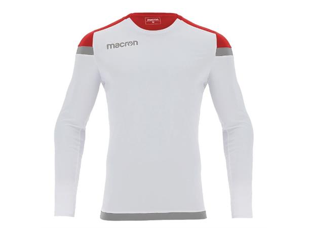 Titan Shirt Longsleeve WHT/RED XS Langarmet teknisk skjorte - Unisex 
