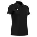 Melody polo BLK/WHT XS Poloskjorte - Dame